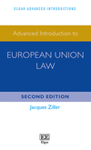 Advanced Introduction to European Union Law:Second Edition, 2nd ed. (Elgar Advanced Introductions series) '23