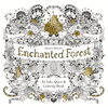 Enchanted Forest: An Inky Quest and Coloring Book (Activity Books, Mindfulness and Meditation, Illustrated Floral Prints) P 84 p