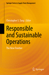 Responsible and Sustainable Operations 2024th ed.(Springer Series in Supply Chain Management Vol.24) H 300 p. 24