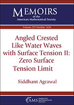 Angled Crested Like Water Waves with Surface Tension II: Zero Surface Tension Limit P 124 p. 24