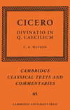 Cicero:Divinatio in Q. Caecilium (Cambridge Classical Texts and Commentaries) '24
