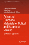 Advanced Functional Materials for Optical and Hazardous Sensing 1st ed. 2023(Progress in Optical Science and Photonics Vol.27) H