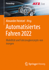 Automatisiertes Fahren 2022 2024th ed.(Proceedings) P 200 p. 24