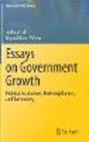 Essays on Government Growth(Studies in Public Choice Vol. 40) hardcover 165 p. 20