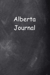 Alberta Journal Chalkboard Design: (notebook, Diary, Blank Book) P 210 p.