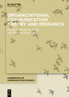 Organizational Communication Theory and Research(Handbooks of Communication Science 8) H 600 p.