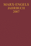 (Marx-Engels-Jahrbuch.　2007)　Geb.　260 p.