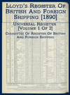Lloyd's Register of British and Foreign Shipping [1890]: Universal Register [Volume 1 of 2](In the Year 1890 3) H 900 p. 23