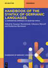 Handbook of the Syntax of Germanic Languages (Handbooks of Germanic Linguistics, Vol. 1)