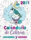 2021 Calendario de Colorear unicornios y arcoiris P 50 p. 20