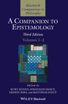 A Companion to Epistemology, 2 Volume Set, 3rd ed. (Blackwell Companions to Philosophy) '26