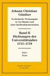 Dichtungen Der Universit　tsjahre 1715-1719: 1: Texte. 2: Nachweise Und Erl　uterungen(Neudrucke Deutscher Literaturwerke. N. F. 7