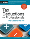 Tax Deductions for Professionals: Pay Less to the IRS 15th ed. P 456 p. 19