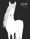 2019 Horse: Dated Weekly Planner with to Do Notes & Horse Quotes & Facts - White(Awesome Calendar Planners for Horse Lovers 10)