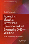 Proceedings of AWAM International Conference on Civil Engineering 2022—Volume 2<Vol. 2> 1st ed. 2024(Lecture Notes in Civil Engi