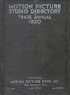 1920 Motion Picture Studio Directory: And Trade Annual P 540 p. 19