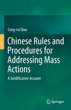 Chinese Rules and Procedures for Addressing Mass Actions 2024th ed. H 24