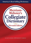 Merriam-Webster's Collegiate Dictionary. Laminate Plain Edged without CD-ROM.