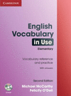 English Vocablary in Use. Elementary with Answers/CD-ROM.