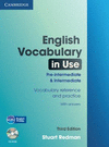 English Vocabulary in Use. Pre-Intermediate and Intermediate with Answers and CD-ROM.