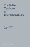 Italian Yearbook of International Law 24 (2014)