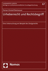 Urheberrecht und Rechtsbegriff:Eine Untersuchung am Beispiel des Designrechts