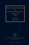 Max Planck Yearbook of United Nations Law