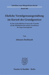 Eheliche Vermogensausgestaltung im Korsett des Grundgesetzes:Zu den Zivilrechtlichen Grenzen des Verzichts auf das Pflichtteilsrecht Und des Ausschlusses des Zugewinnausgleichs