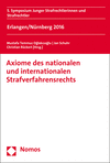 Axiome Des Nationalen Und Internationalen Strafverfahrensrechts: 5. Symposium Junger Strafrechtlerinnen Und Strafrechtler