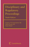 Disciplinary and Regulatory Proceedings