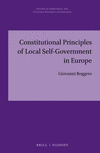 Constitutional Principles of Local Self-Government in Europe