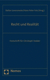 Recht und Realität:Festschrift für Christoph Vedder