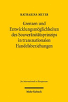 Grenzen und Entwicklungsmöglichkeiten des Souveränitätsprinzips in transnationalen Handelsbeziehungen:Zur Legitimation grenzüberschreitender Verwaltungszusammenarbeit am Beispiel des Lebensmittelhandels zwischen der Europäischen Union und Drittstaaten